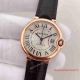 2017 Replica Ballon Bleu De Cartier Watch Rose Gold Black Leather band (3)_th.jpg